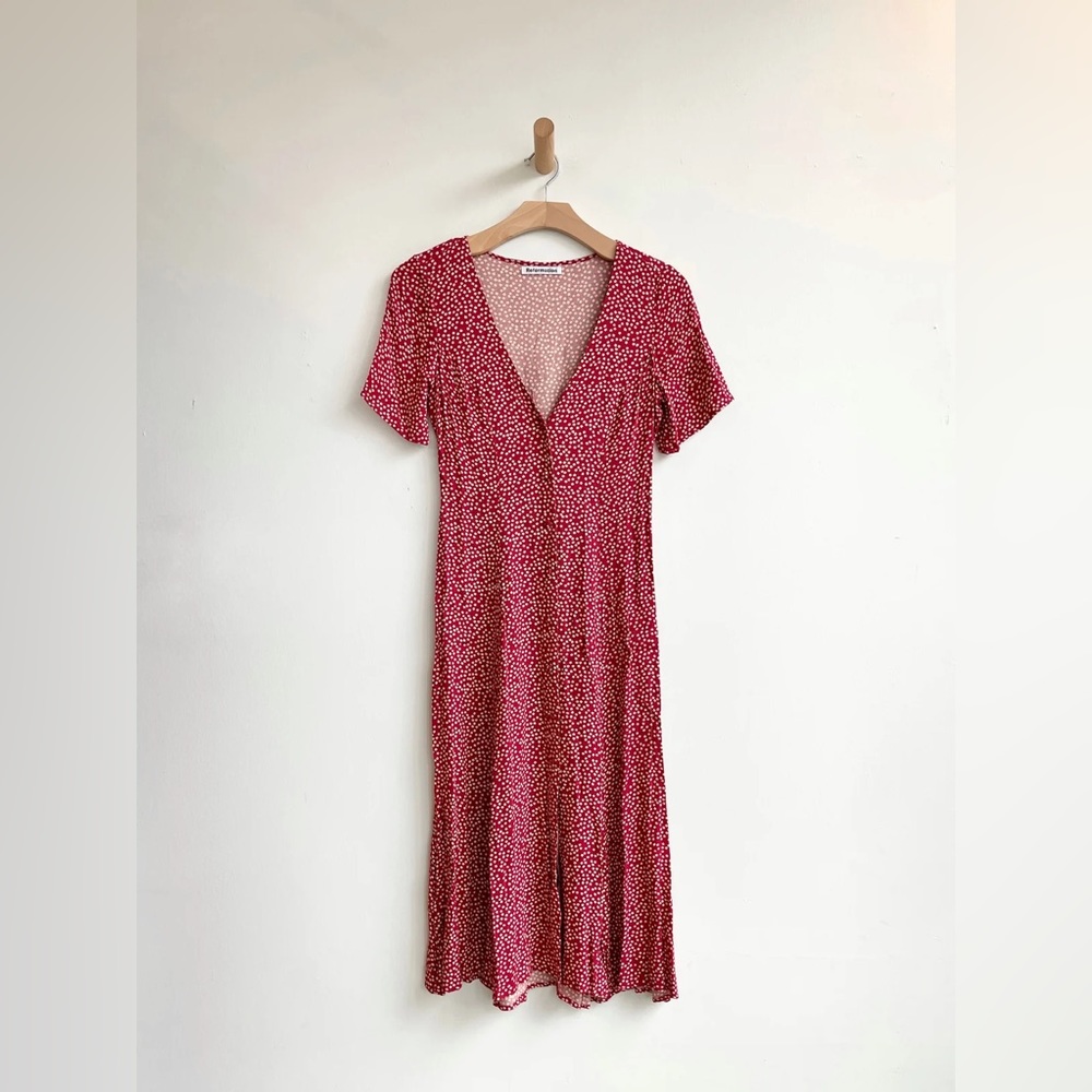 Reformation Locklin Midi Dress SZ2 - Picture 2 of 2